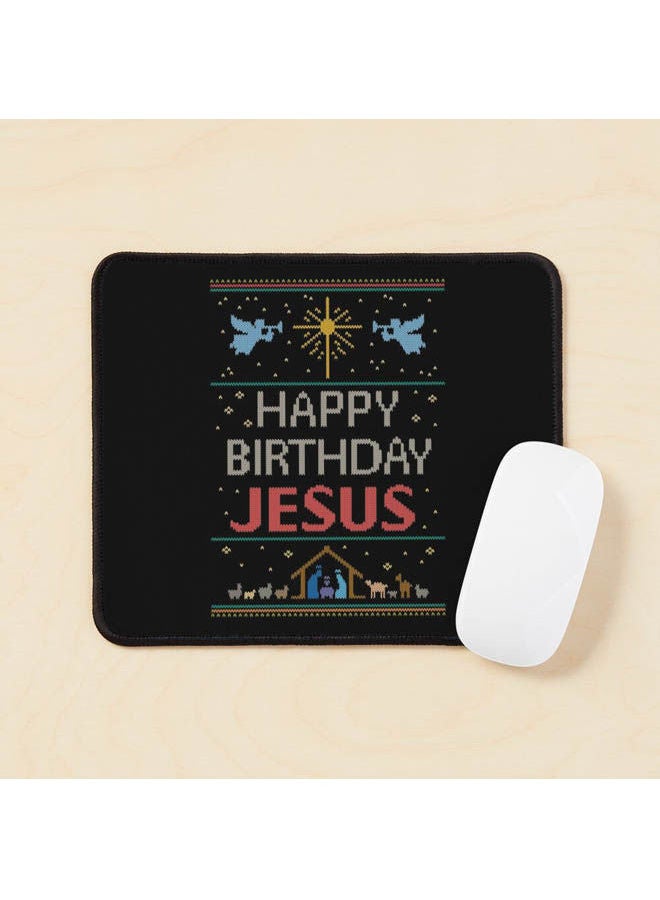 Ugly Christmas Sweater Knit Mouse Pad Multicolour 