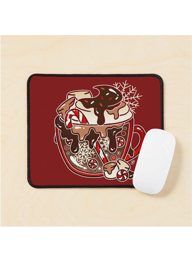 Glass Hot Chocolate Mouse Pad Multrcolour