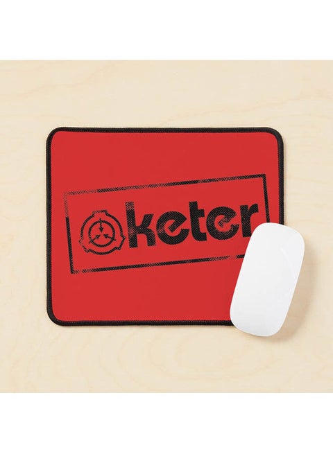 Scp Foundation Object Class Keter Mouse Pad Multicolour