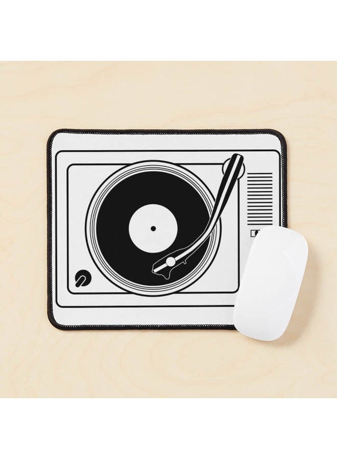 Record Player Mouse Pad Multicolour