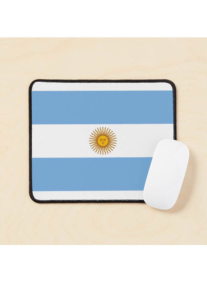 Flag Of Argentina Mouse Pad Multicolour