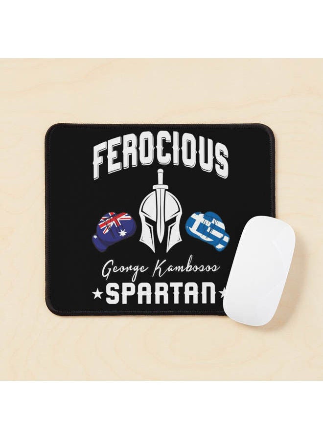 Ferocious Spartan Boxing World Champion George Kambosos Jr Mouse Pad Multicolour