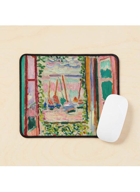Henri Matisse The Open Window Mouse Pad Multicolour
