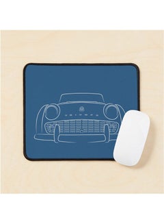 Triumph Tr3 Front Stencil White Mouse Pad Multrcolour