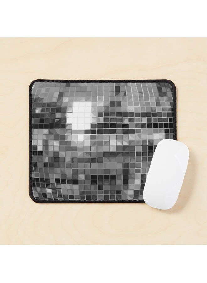 Generic - Silver Mirro Disco Ball Pattern Mouse Pad Multicolour - Image 1