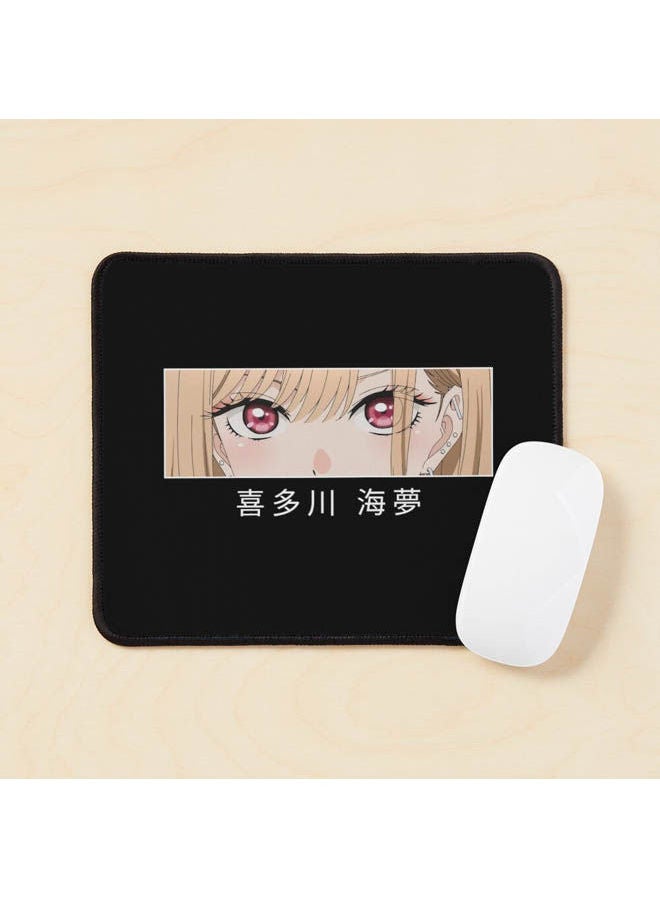 My Dress Up Darling Anime Kitagawa Marin Cute Eechi Eyes Mouse Pad Multicolour 