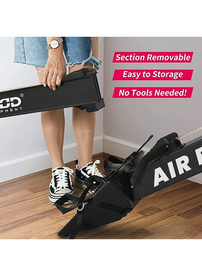 Sparnod Fitness Sr-90 Commercial Air Rowing Machine For Full Body Workout At Home Foldable Air Resistance Rower 34kg  - Image 5