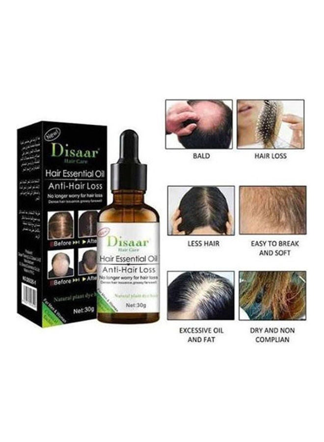 Disaar Hair Oil Filler And Anti Hair Loss Black 30ml