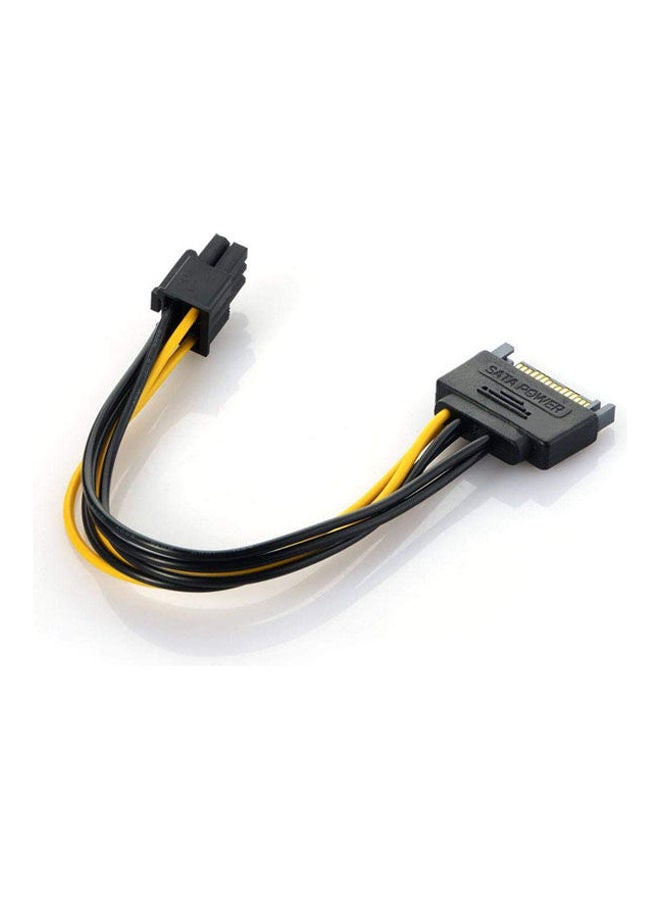 كابل الطاقة SATA-M إلى 6Pin-F - Image 1