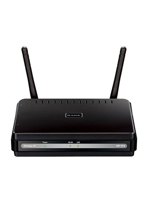 راوتر لاسلكي بنقطة وصول N300 POE لون أسود.