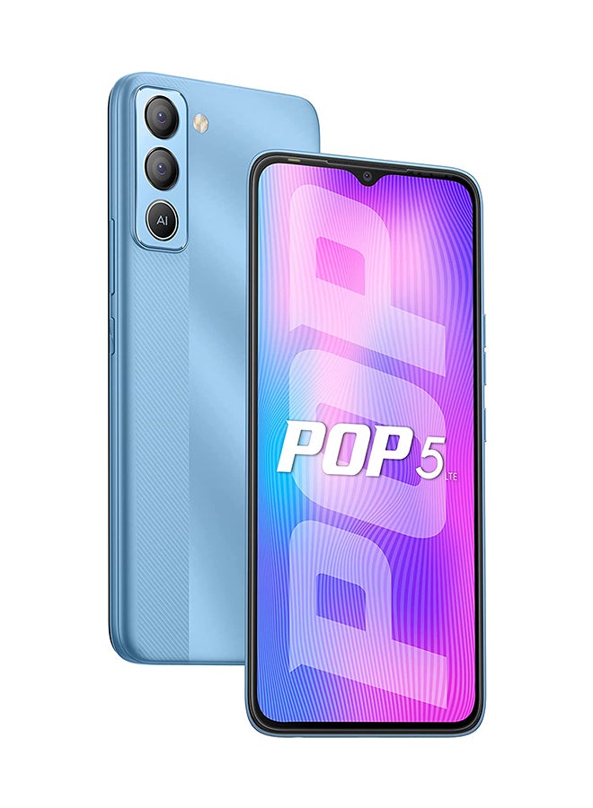 TECNO - POP 5 Dual SIM Ice Blue 2GB RAM 32GB 4G LTE - Middle East Version - Image 1
