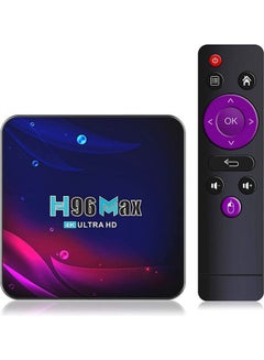Android 11 Tv Box 2.4G 5G Wifi H96 Max V11 Ram 4Gb Ddr3 RK3318 Black