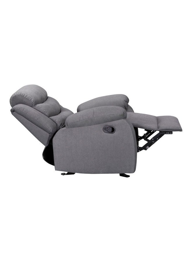 Homez - Recliner Chair With Rocking Function Grey 92x102x93cm - Image 1