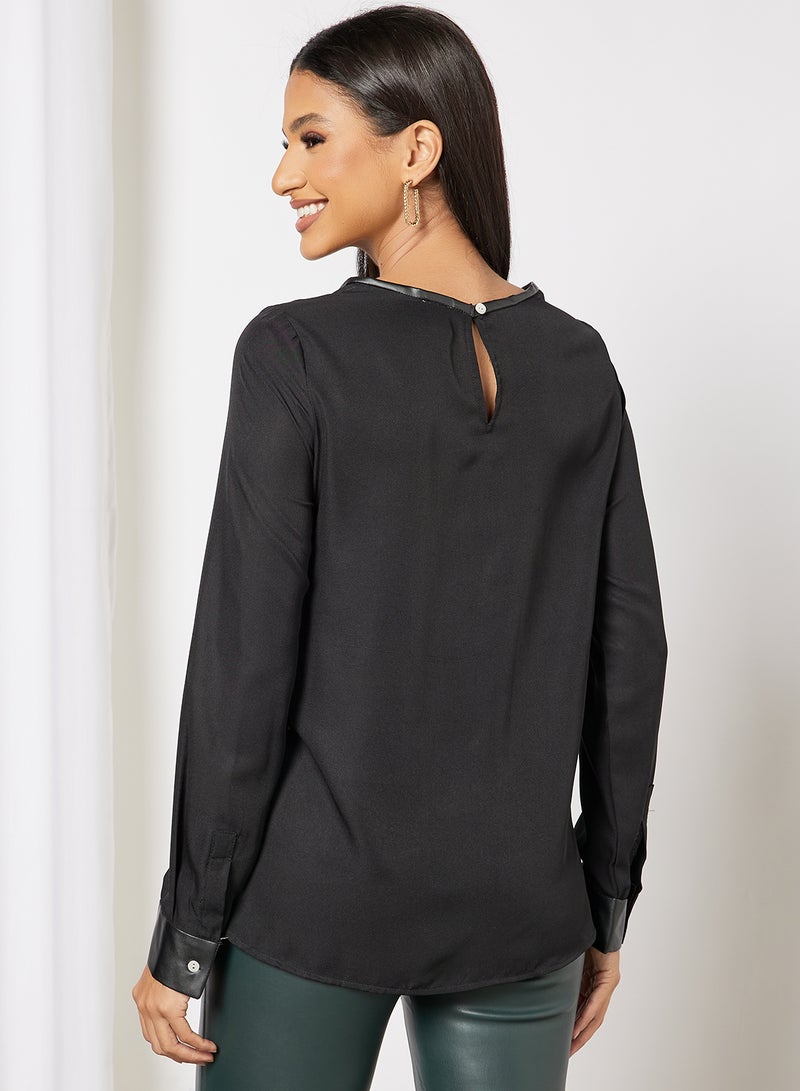 Aila Long Sleeve Plain Top Multicolour - Image 2