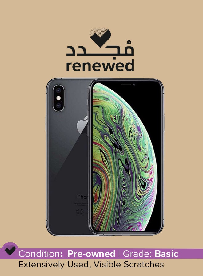 Apple Renewed - iPhone XS 256GB Space Grey 4G With Facetime - Image 1