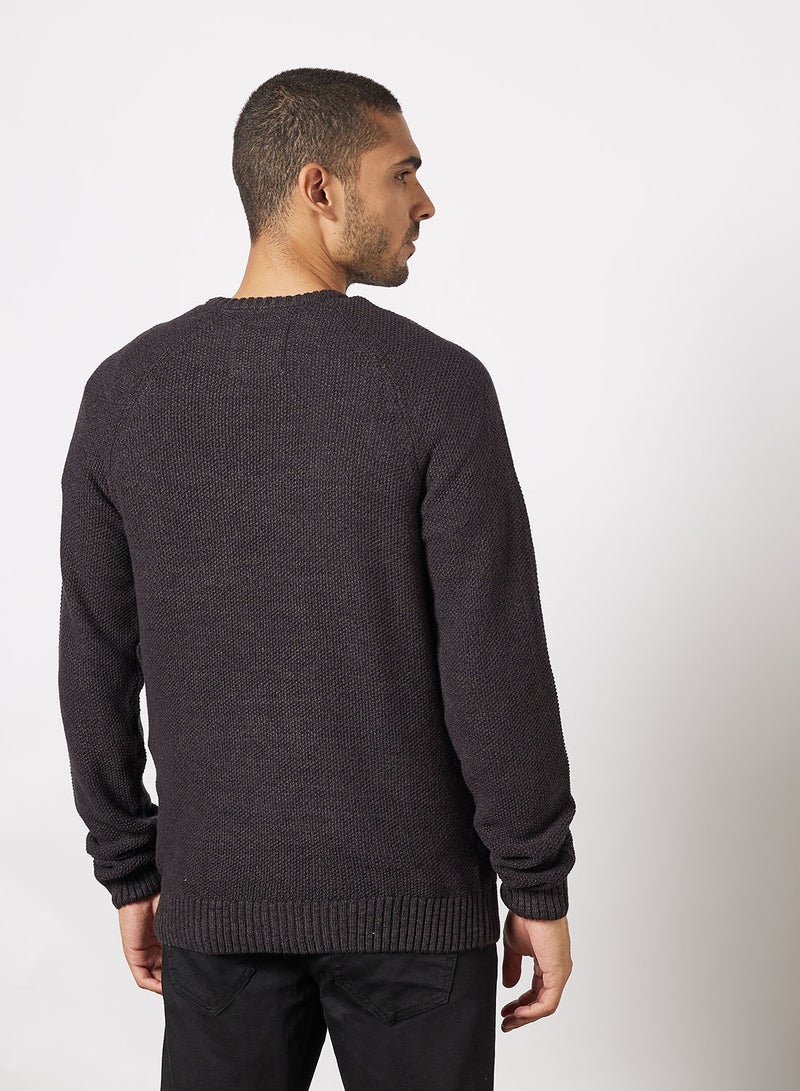 Only & Sons - Ribbed Crew Sweater Black - Image 1