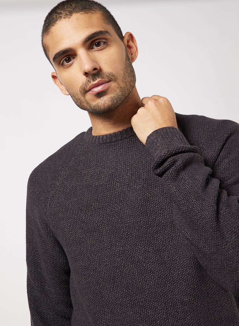 Only & Sons - Ribbed Crew Sweater Black - Image 1