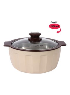 JAYPEE 3-Piece Casserole Glamerole Set Beige 1500ml  - Image 2