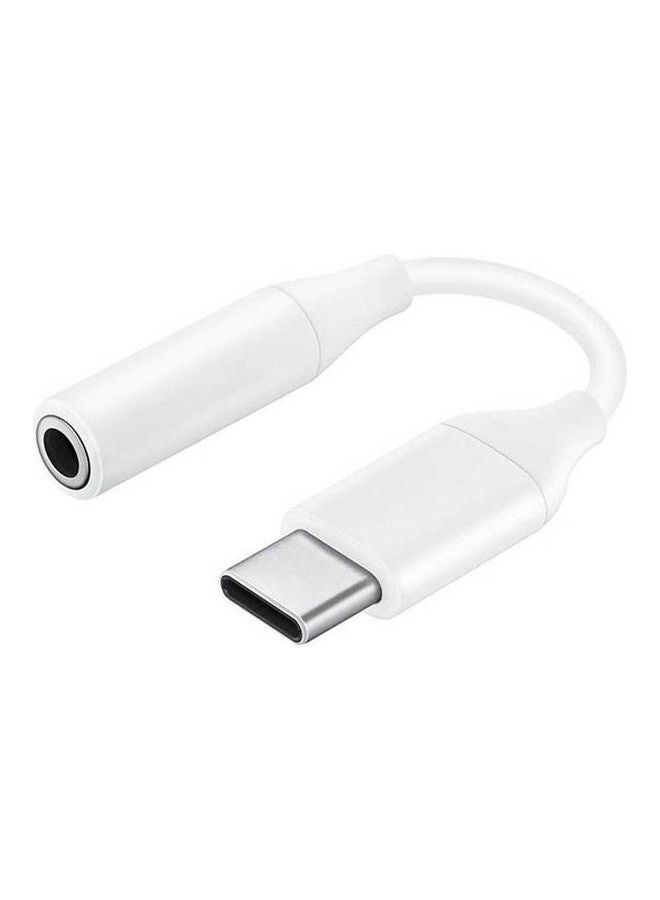 سامسونج Usb Type-C To 3.5Mm Adapter White 