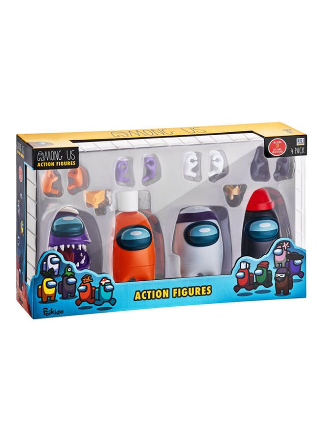 Among Us Pack Of 4 Action Figures Window Box (S1) 38x10x23cm - Image 1