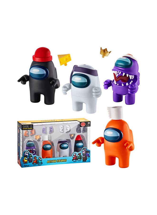 Among Us Pack Of 4 Action Figures Window Box (S1) 38x10x23cm - Image 3