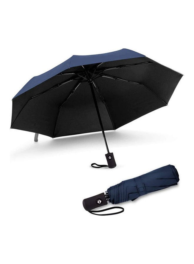 Generic - Small Umbrella For Protection From Rain And Sun Double Black - Image 1