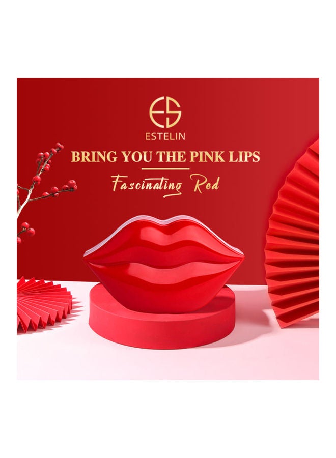 ESTELIN 22-Piece Fascinating Red Nourishing And Smoothing Lip Mask Red 60grams  - Image 3
