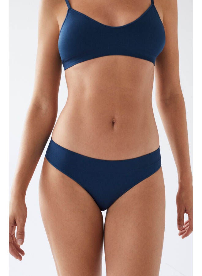 women'secret Low-Rise Briefs light blue  - Image 2