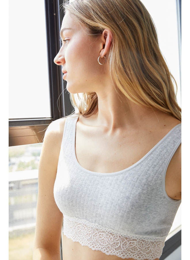 women'secret Seamless Top Gray - Image 2