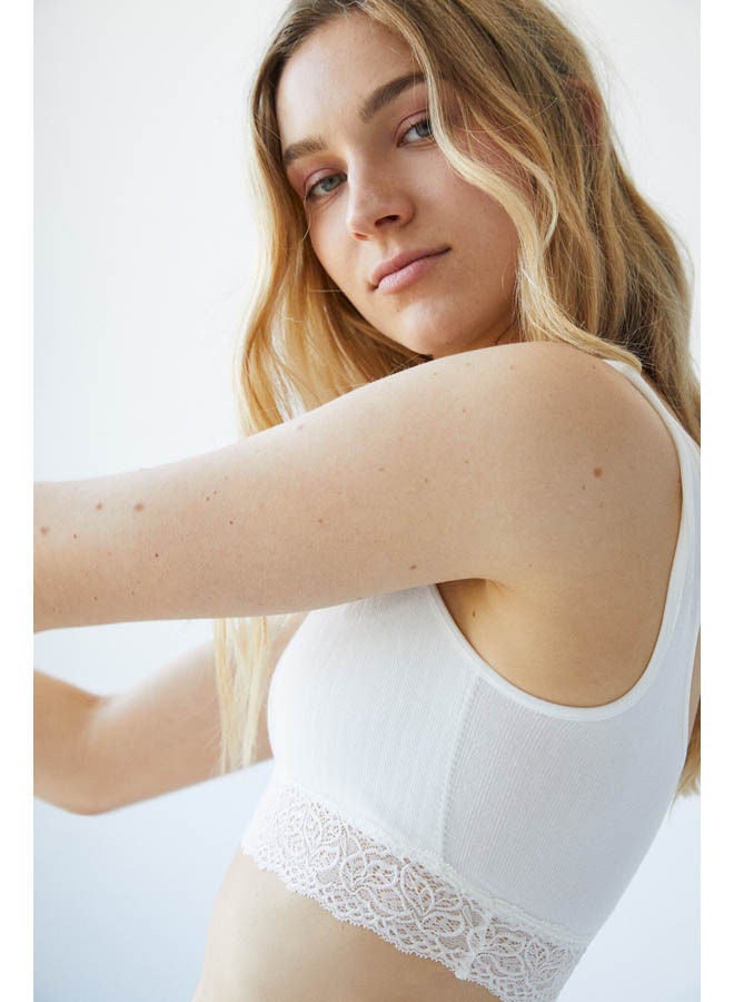 women'secret Top Bra White - Image 3