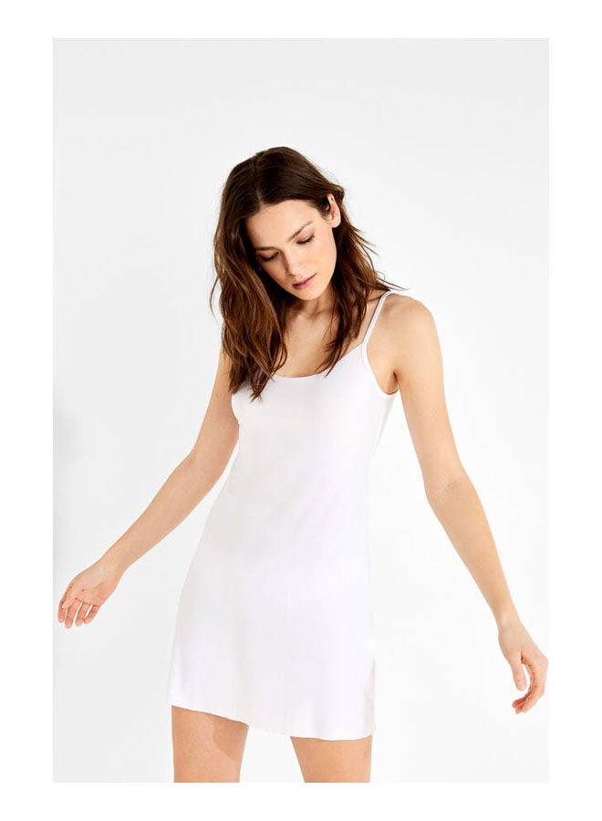 women'secret Women Knitted Petticoat White - Image 1