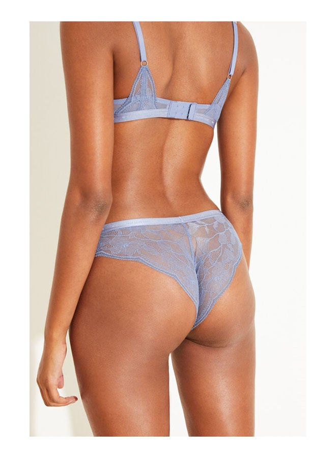 women'secret - Classic Panty Silver Blue - Image 1