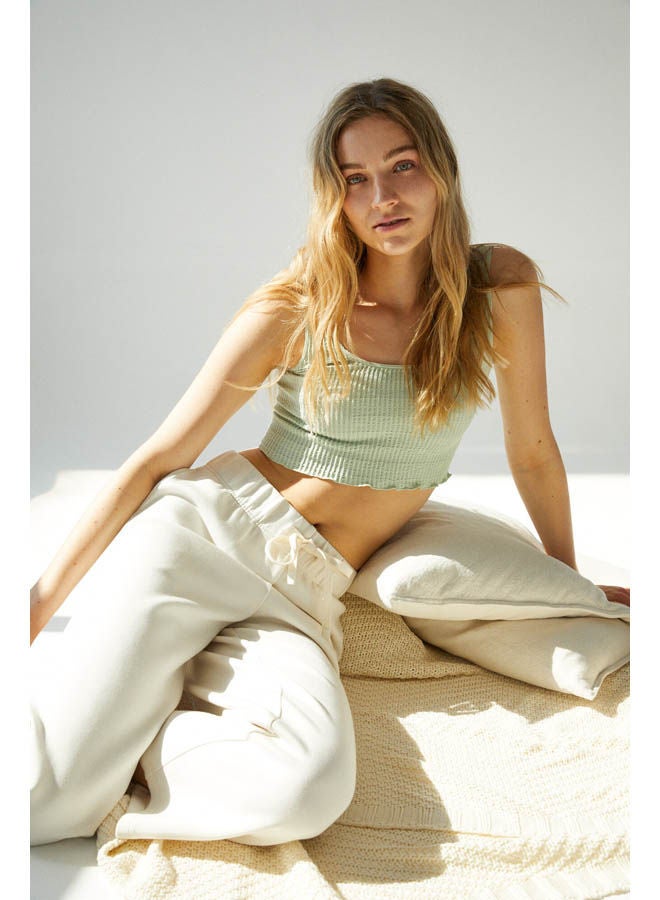 women'secret Seamless Top Bra green  - Image 1