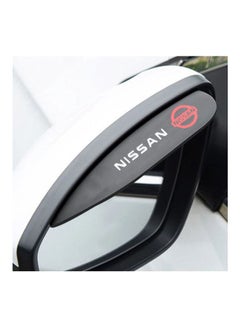 ماركة غير محددة Rain Visor For The Side View Mirror Of The Car Two-Piece Good Visibility During Rain For Nissan Cars 