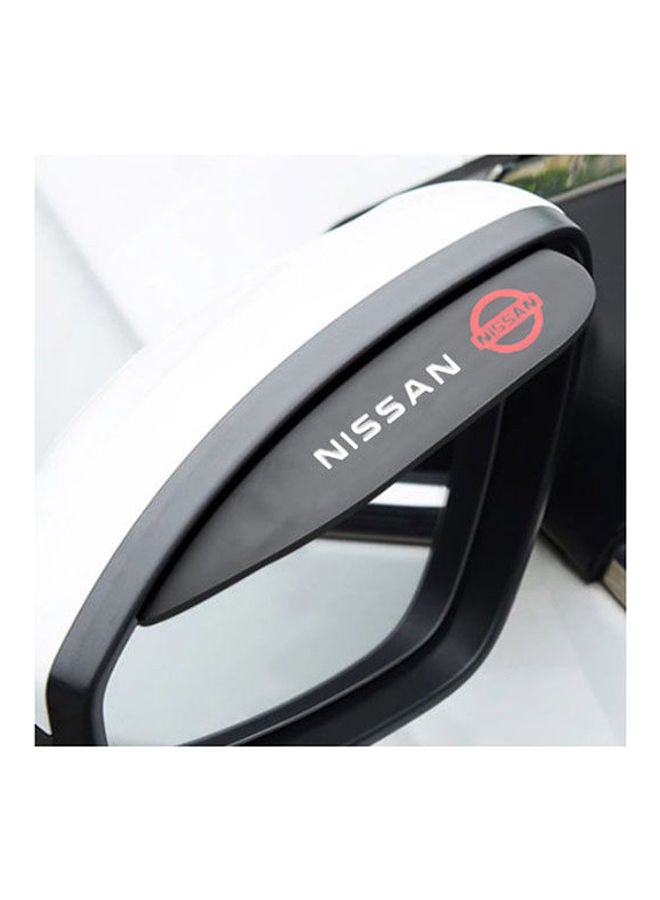 Rain Visor For The Side View Mirror Of The Car Two-Piece Good Visibility During Rain For Nissan Cars