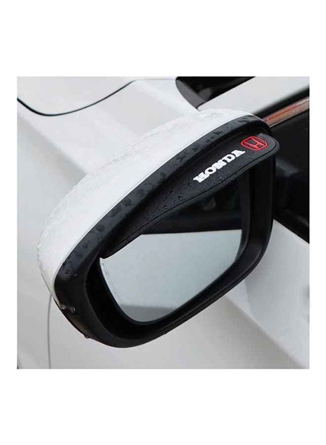 Generic Rain Visor For The Side View Mirror Of The Car Two-Piece Good Visibility During Rain For Honda Cars 