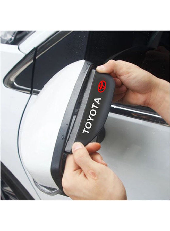 Generic Rain Visor For The Side View Mirror Of The Car Two-Piece Good Visibility During Rain For Toyota Cars 