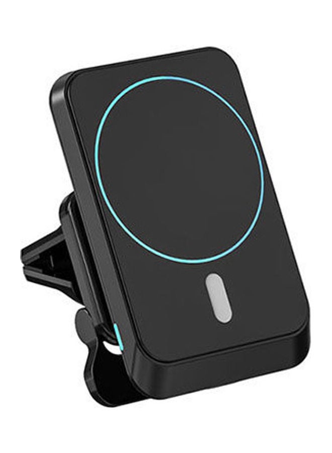 Wireless Magnetic Car Charger 15W Fast Charging Compatible Iphone 12, Iphone 12 Pro And Iphone 12 Pro Max Black - Image 1
