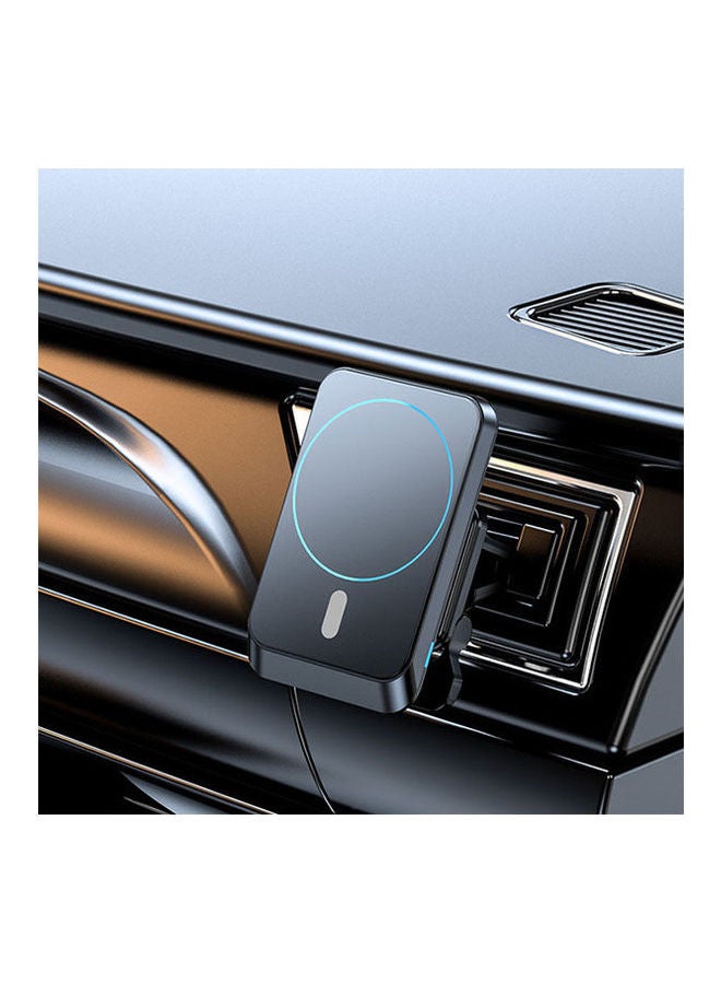 Wireless Magnetic Car Charger 15W Fast Charging Compatible Iphone 12, Iphone 12 Pro And Iphone 12 Pro Max Black - Image 3