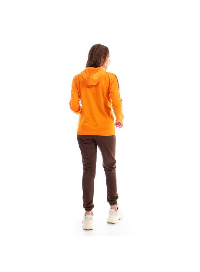 Caesar Hooded Neck Long Sleeve Printed Tracksuit Sets Multicolour  - Image 4