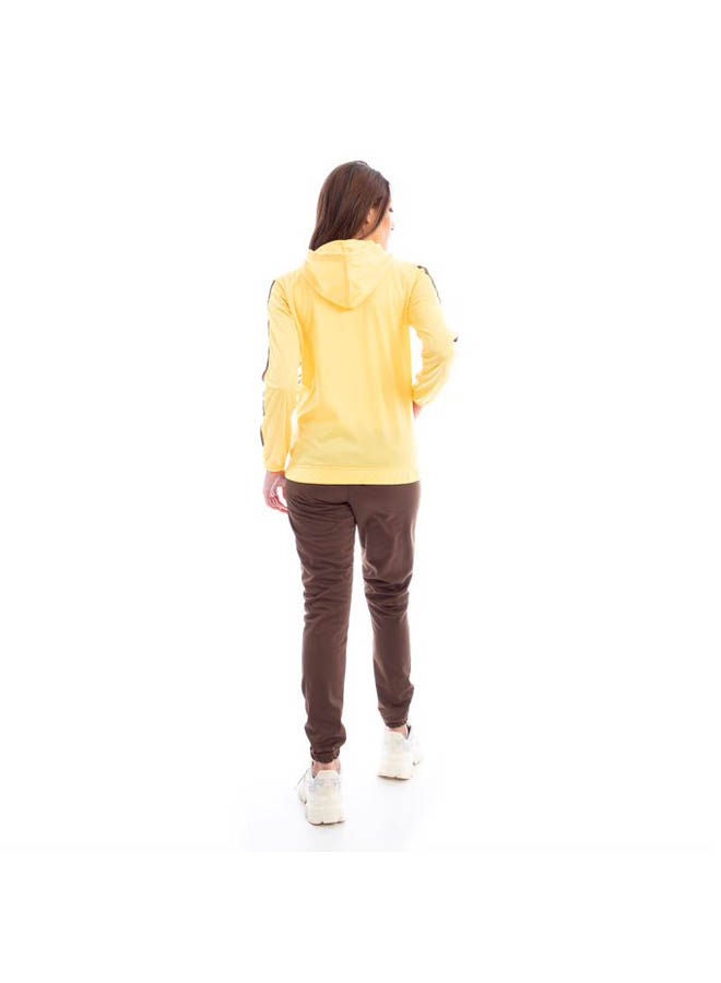 Caesar Hooded Neck Long Sleeve Printed Tracksuit Sets Multicolour  - Image 2