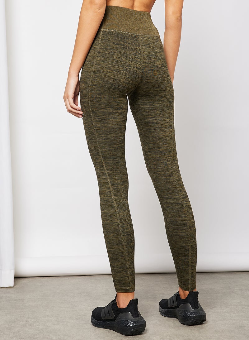ONLY - High Waist Training Tights Green - Image 1
