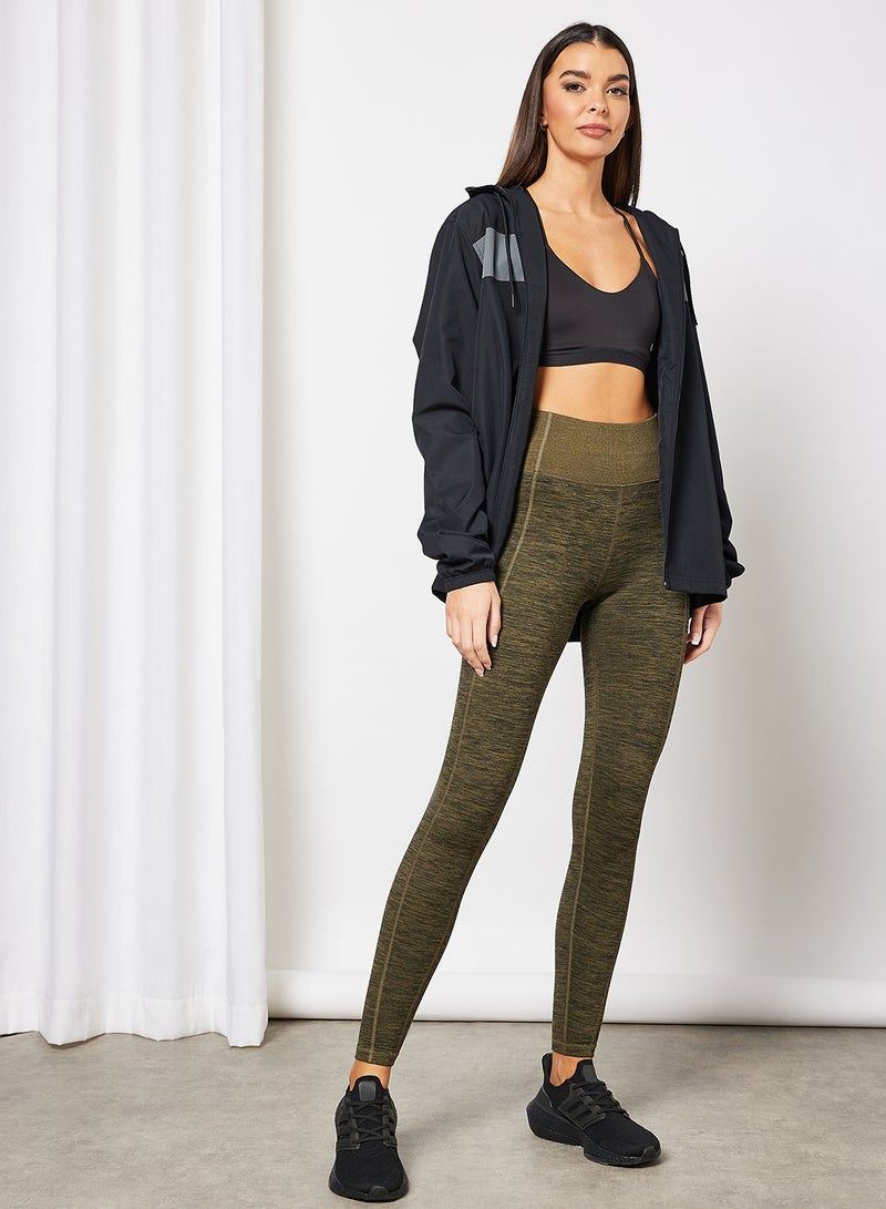 ONLY - High Waist Training Tights Green - Image 1