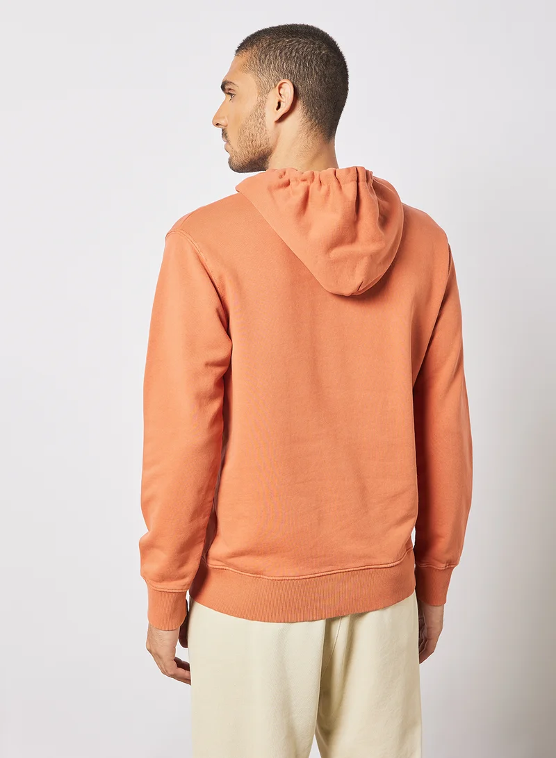 Pepe Jeans LONDON Dariel Logo Hoodie Orange