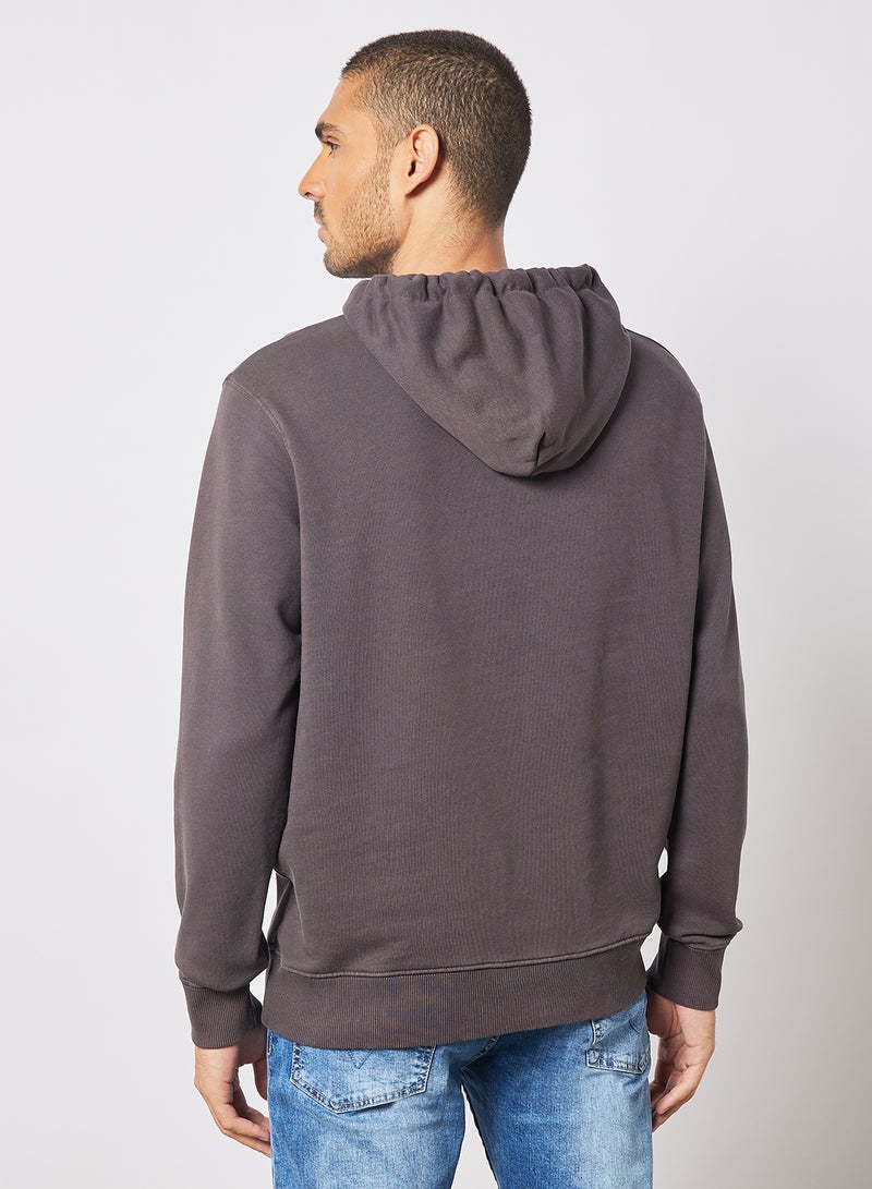 Pepe Jeans LONDON - Dariel Logo Hoodie Dark Grey - Image 1