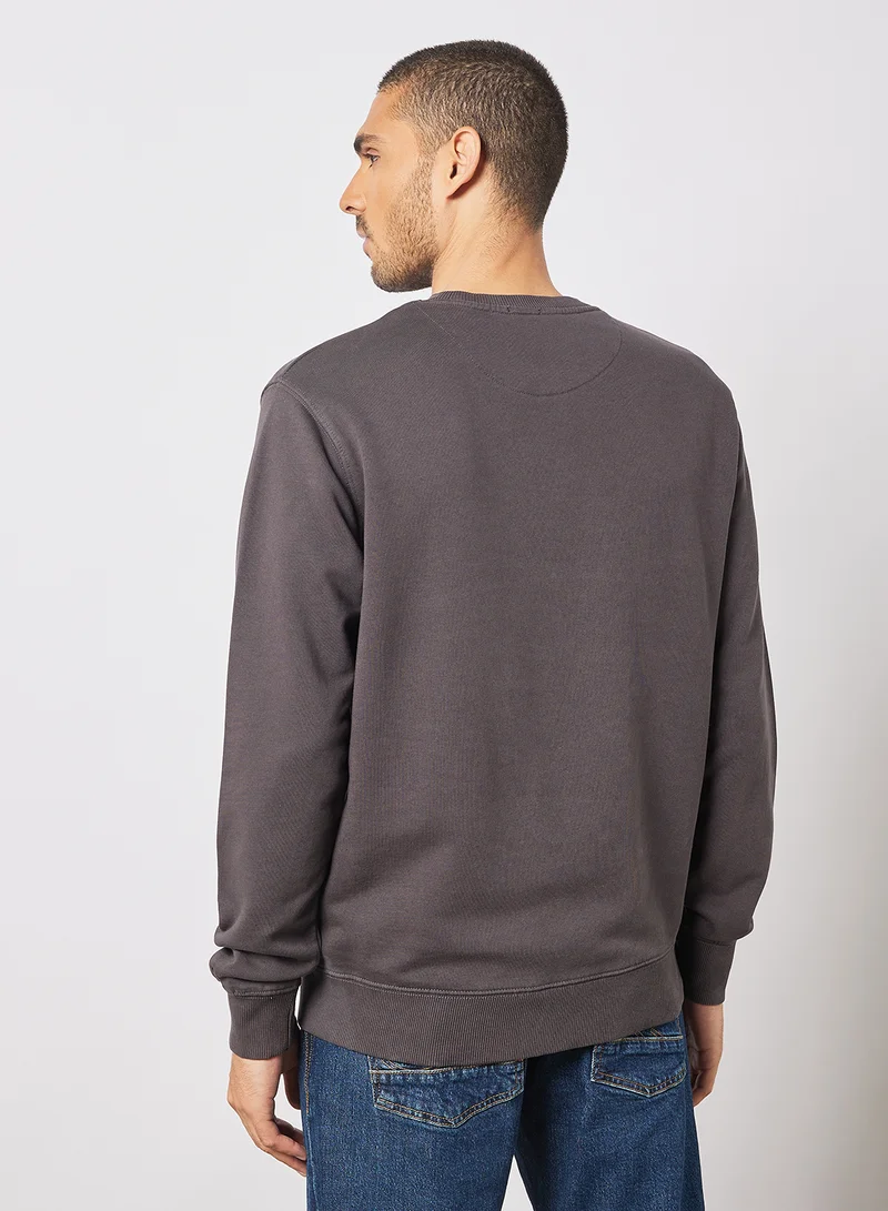 Pepe Jeans LONDON Dylan Logo Sweatshirt Dark Grey