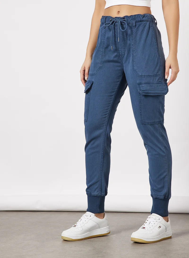 Pepe Jeans LONDON New Crusade Cargo Joggers Blue