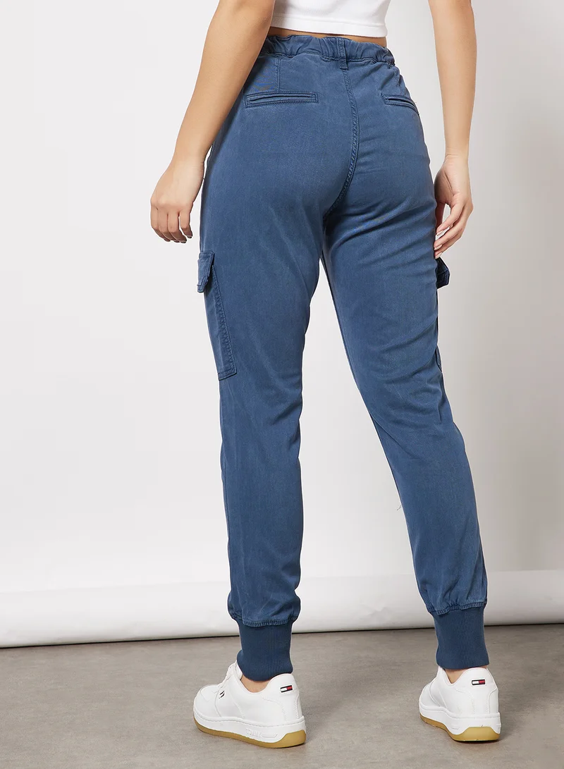 Pepe Jeans LONDON New Crusade Cargo Joggers Blue