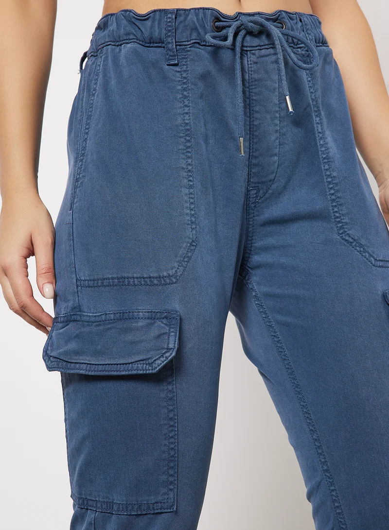 Pepe Jeans LONDON New Crusade Cargo Joggers Blue