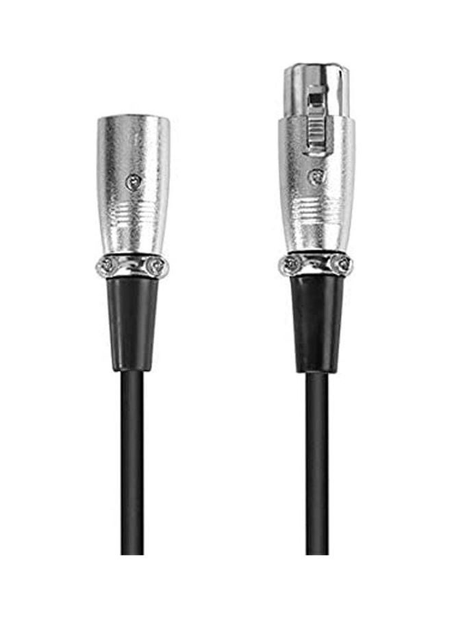 Series XLR 3-Pin Male to XLR 3-Pin Female Microphone Cable XLR-C5-Black Black - v1643667788/N52516336A_1